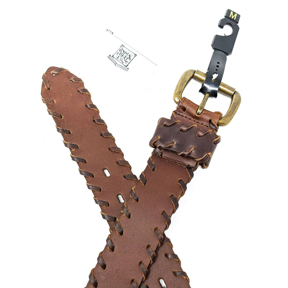New Nordstrom Rack India Belt Co Womens Medium Brown Boho Western Aztec